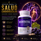 Resveratrol Complex: Energía, bienestar y protección antioxidante🍇
