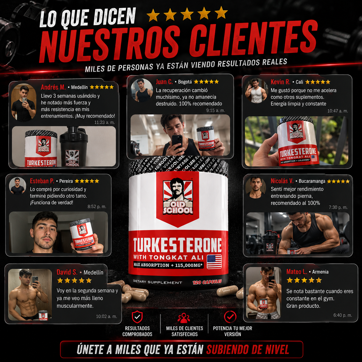 TURKESTERONE: Entrena más duro, recupérate más rápido y lleva tu físico al siguiente nivel 💪⚡