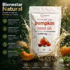 Aceite de Semilla de Calabaza: Recupera tu Cabello, Cuida tu Próstata y Mejora tu Salud Naturalmente🌿