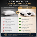 Almohada cervical: Descansa Como Nunca con Soporte Cervical Inteligente 💤