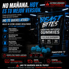 Beast Bites: Convierte cada entrenamiento en modo bestia con la creatina más fácil y brutal de tomar 🏋️‍♂️