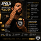 Estimulante de Barba Apolo: Haz que tu barba hable por ti más densa, fuerte y definida 🔥💯
