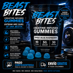 Beast Bites: Convierte cada entrenamiento en modo bestia con la creatina más fácil y brutal de tomar 🏋️‍♂️